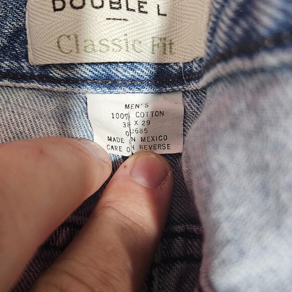 Mens vintage L.L. bean double L jeans classic fit size 38x29 - Picture 7 of 8